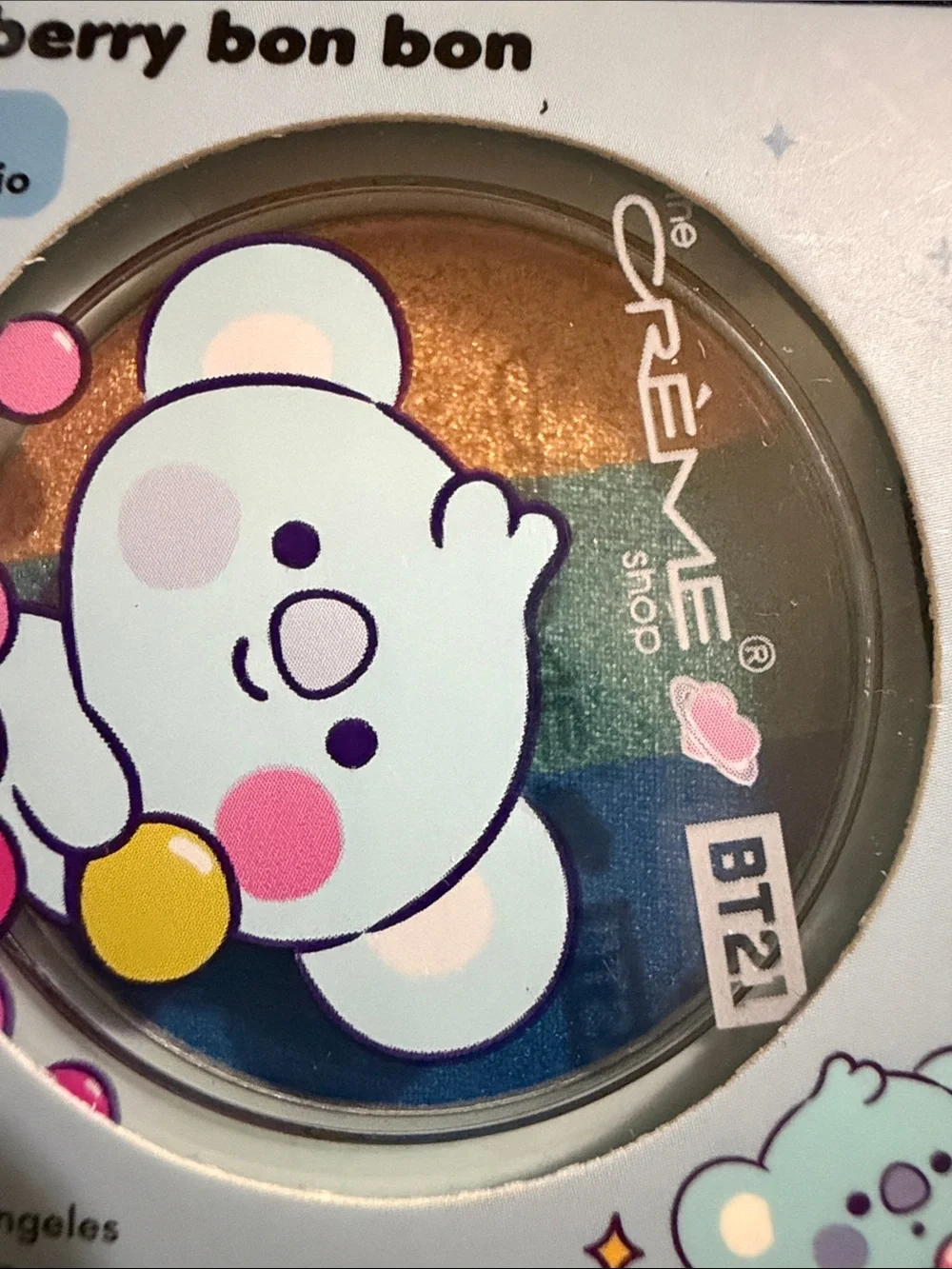 Creme Shop x BT21 Blueberry Bon Bon Shimmery Shadow Trio -